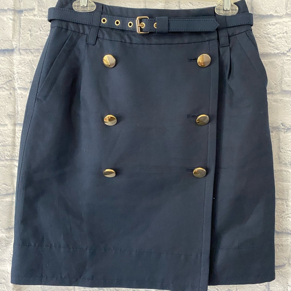 Marc by Marc Jacobs navy blue high waisted skirt